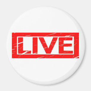 Live Stamp Magnet