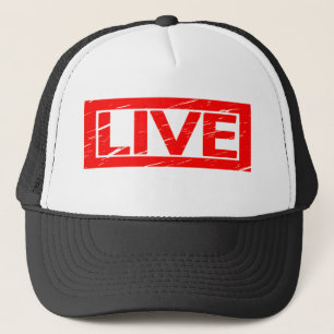Live Stamp Trucker Hat