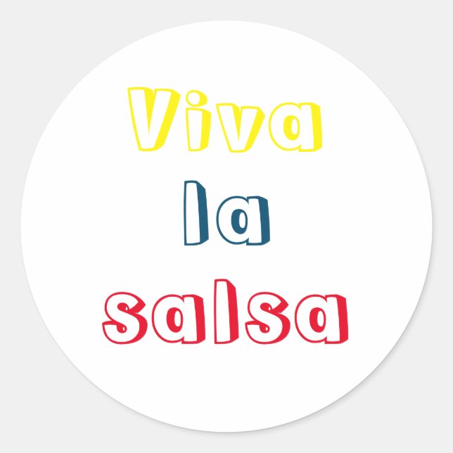 Live sticker la salsa (Front)