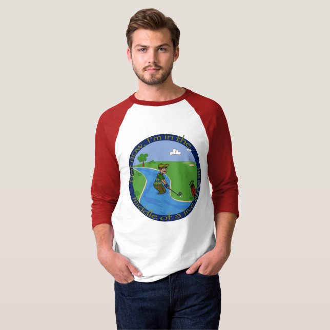 Live stream golf adventure T-shirt (Front Full)