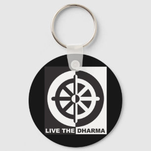 Live the Dharma Key Ring
