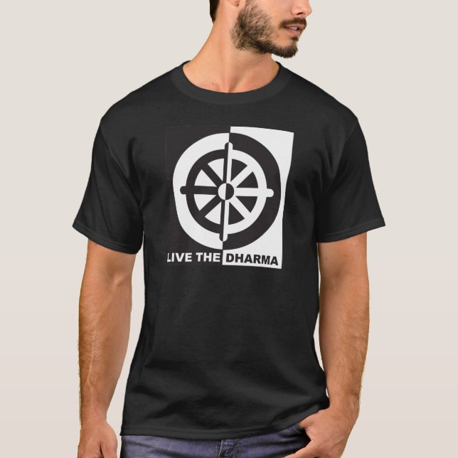 Live the Dharma T-Shirt (Front)