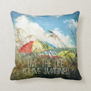 Live the Life Throw Pillow