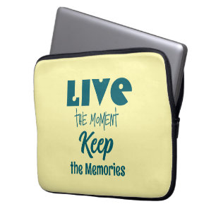 Live the Moment, Keep the Memories Electronics Bag