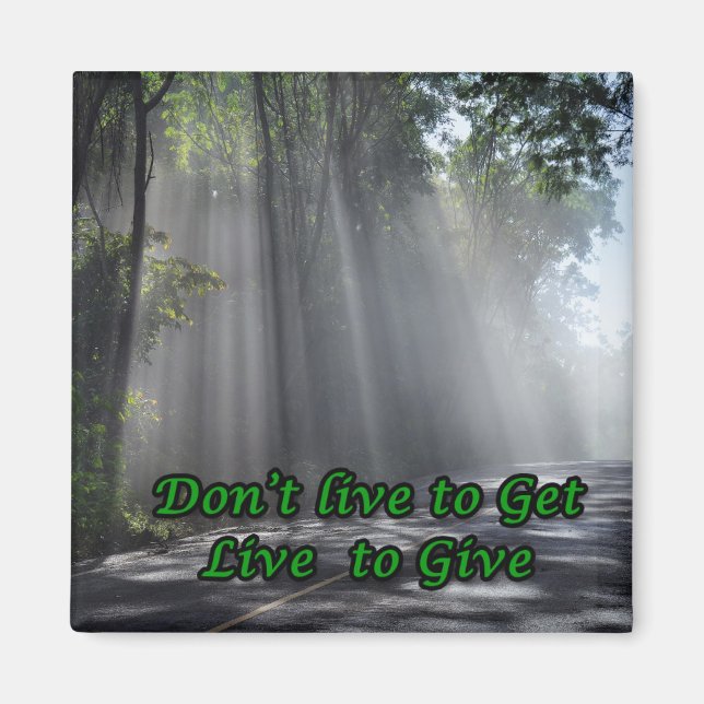 Live to Give Magnet (Front)