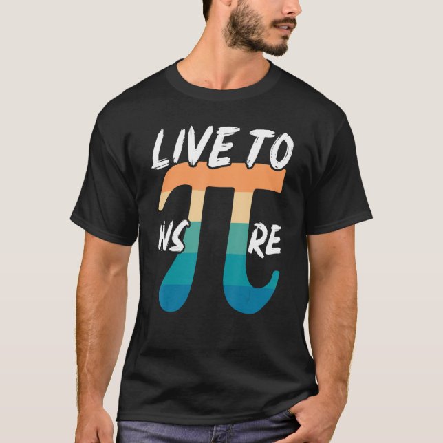 Live To Inspire Math  Math Teacher Mathematician P T-Shirt (Front)