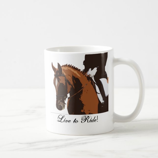 Live to Ride! Coffee Mug (Right)