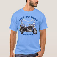 Live To Ride F6 Valkyrie motorcycle design - Blue