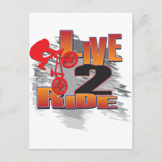 Live to Ride - Ride to Live Postcard