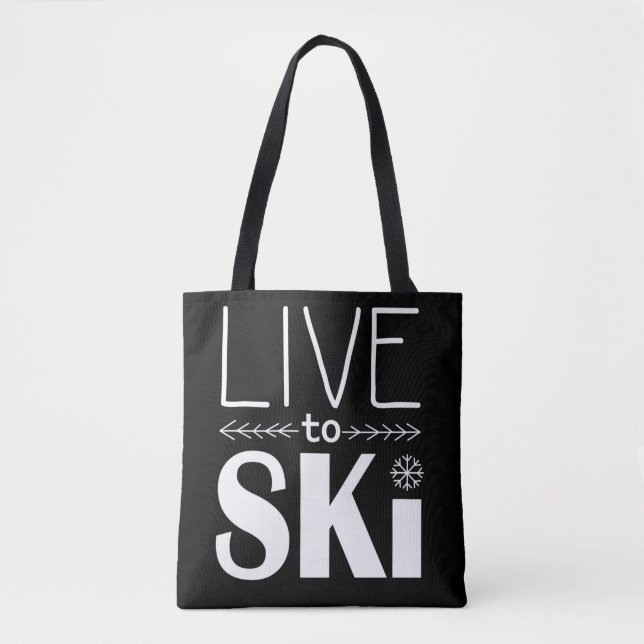 Live to Ski bag (Front)