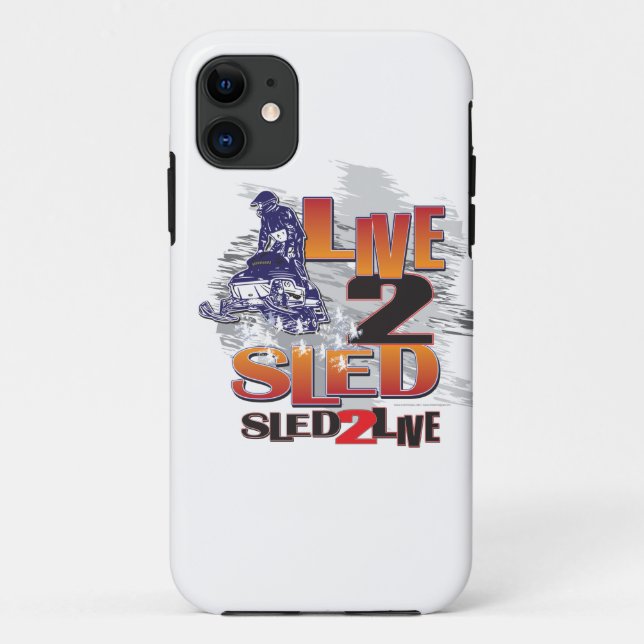 Live to Sled Sled To Live Case-Mate iPhone Case (Back)
