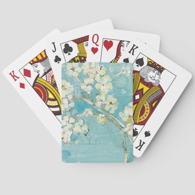 Live Turquoise Playing Cards (Back)