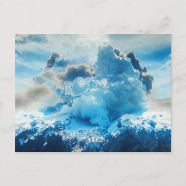 Live Volcano Postcard (Front)