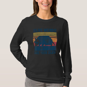 Live Weird Fake Your Death Cool Graphic Awesome Op T-Shirt