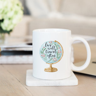 Live Well, Travel Often Coffee Mug