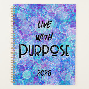 Live with Purpose Colorful  and Bright Planner