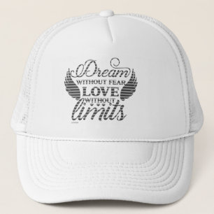 LIVE WITHOUT FEAR LOVE WITHOUT LIMITS motivational Trucker Hat