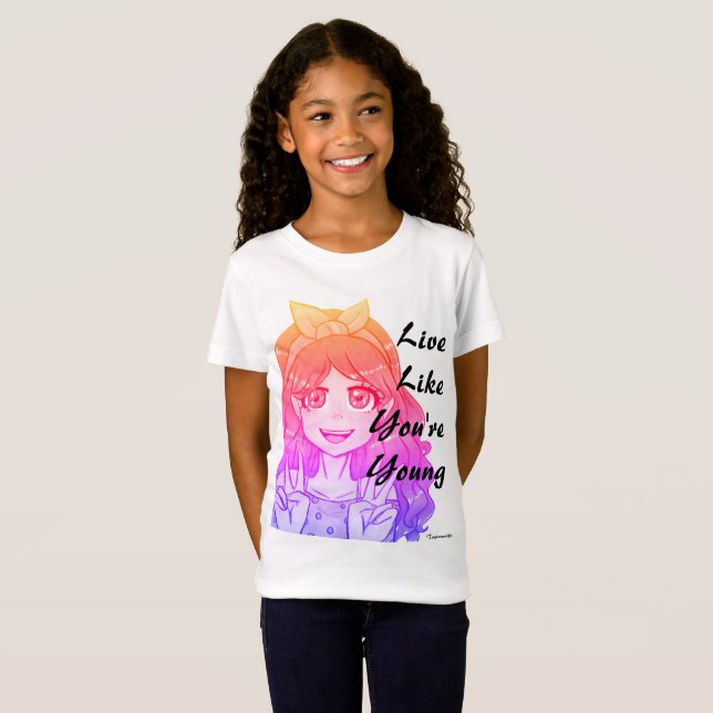 Live Young by Taylor Wolfe T-Shirt (Front Full)