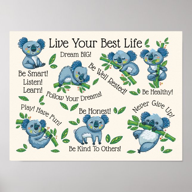 Live Your Best Life Version 2 Poster (Front)