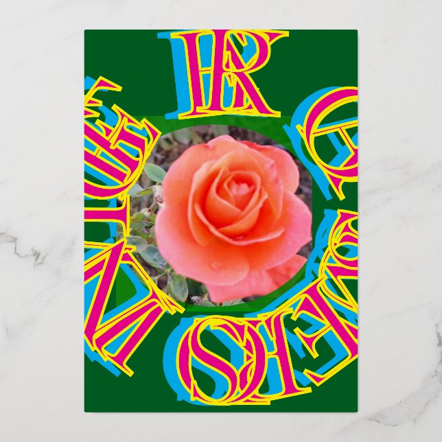 LIVE YOUR LIFE AMONG ROSES (Front)