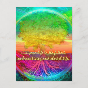 Live Your Life to the Fullest Postcard