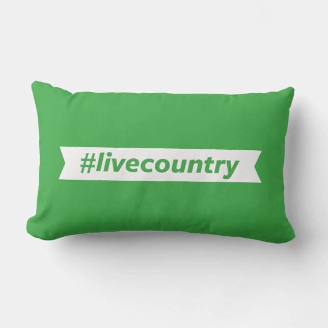 #LiveCountry Lumbar Cushion (Front)
