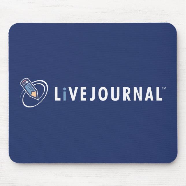 LiveJournal Logo Horizontal Mouse Mat (Front)