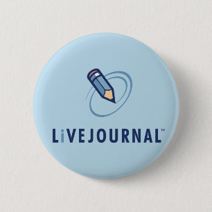 LiveJournal Logo Vertical 6 Cm Round Badge
