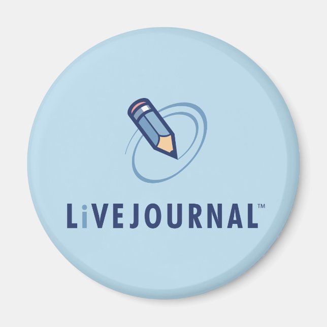 LiveJournal Logo Vertical Magnet (Front)