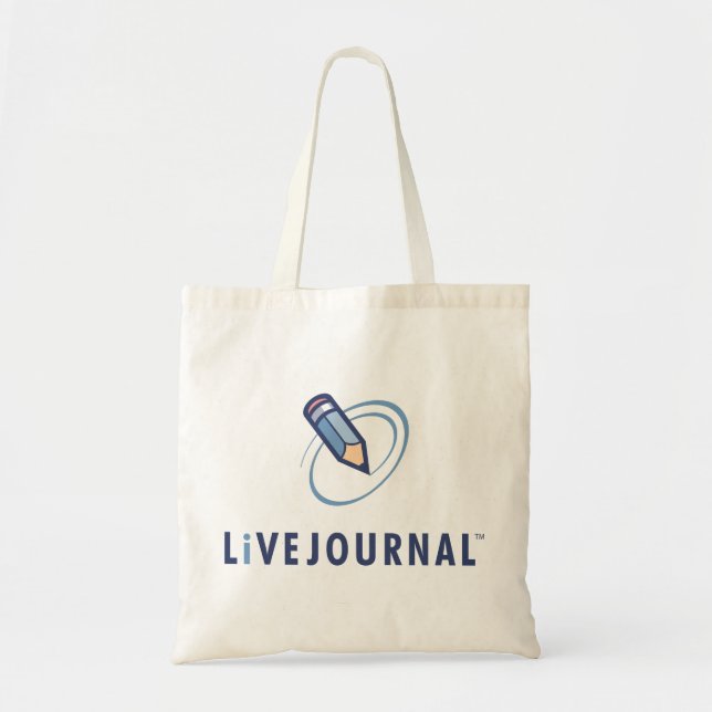 LiveJournal Logo Vertical Tote Bag (Front)