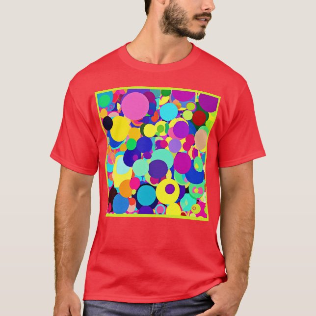 Lively Abstract Palette T-Shirt (Front)