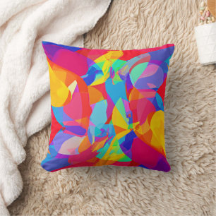 Lively Colorful Pattern Magic Cushion