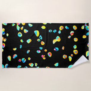 Lively Colour Pattern Beach Towel