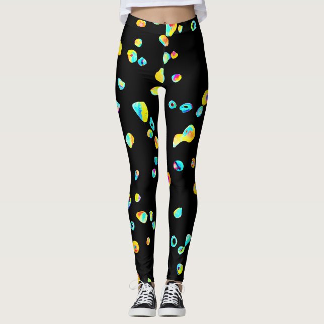 Lively Colour Pattern Leggings (Front)