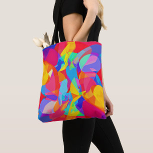 Lively Colourful Pattern Magic Tote Bag