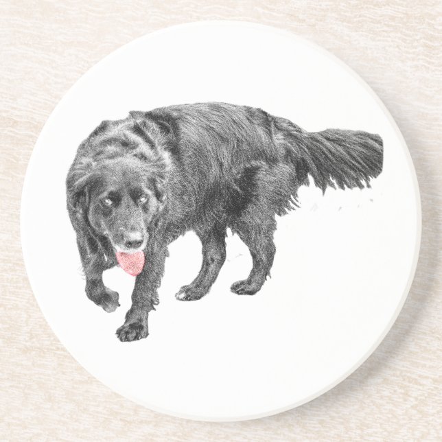Lively Eyes, Red Tongue Coaster (Front)