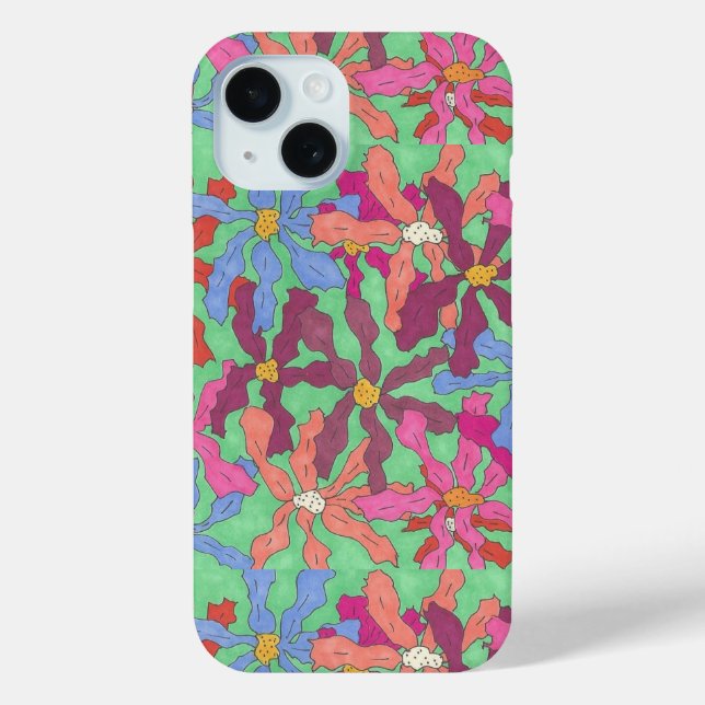 Lively Garden Flowers  Case-Mate iPhone Case (Back)