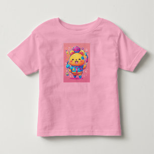Lively Kawaii Character Design - Playful and Adora Toddler T-Shirt
