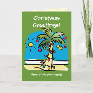Lively Palm Christmas Cards
