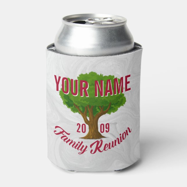 Lively Tree Personalised Family Reunion Can Cooler (Can Front)