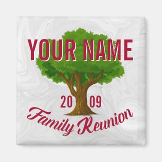 Lively Tree Personalised Family Reunion Magnet