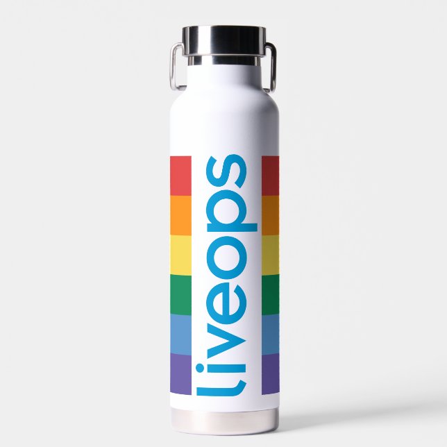 Liveops "Pride" Water Bottle (Front)