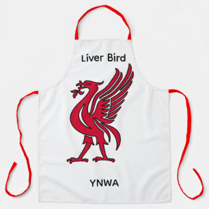 Liver Bird YNWA Personalised Apron