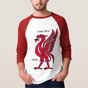 Liver Bird YNWA Personalised T-Shirt