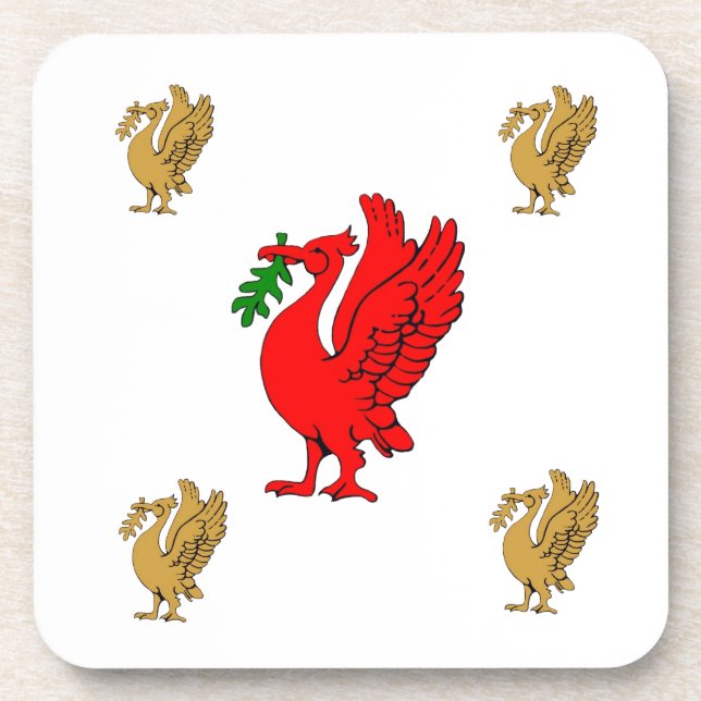Liver birds coaster (Front)