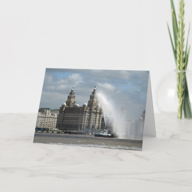 Liver Building - Liverpool Card (Front)