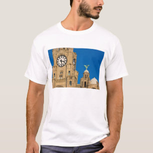 Liver Building, Liverpool, Merseyside, England T-Shirt