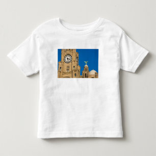 Liver Building, Liverpool, Merseyside, England Toddler T-Shirt