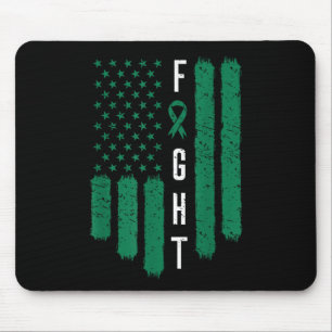 Liver Cancer Awareness Primary Hepatic American Fl Mouse Mat