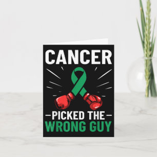 Liver Cancer Awareness Ribbon Cancer Picked The Wr Card